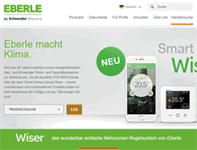 Tablet Screenshot of eberle.de
